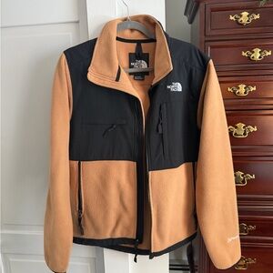 The North Face Black and Tan Denali Jacket